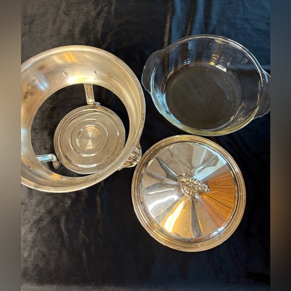 Vintage FB Rogers Silver Plate Chafing Dish - Picture 3 of 13